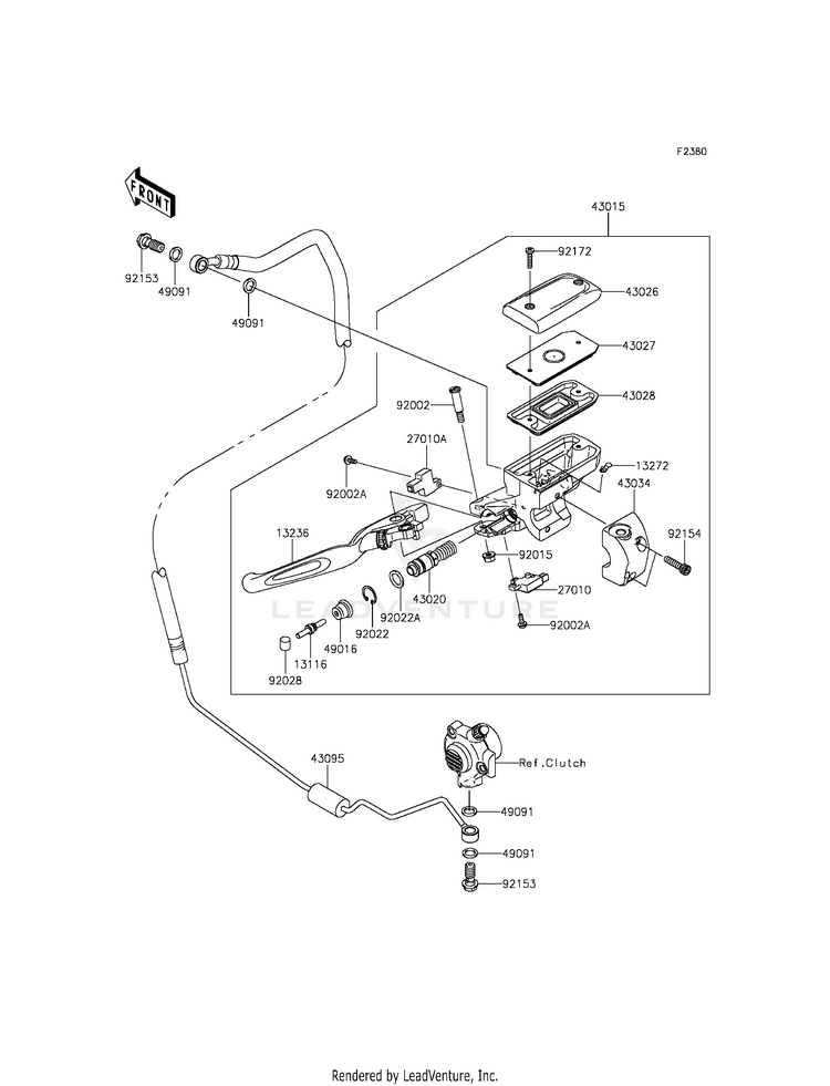 Clutch Master Cylinder Schematic