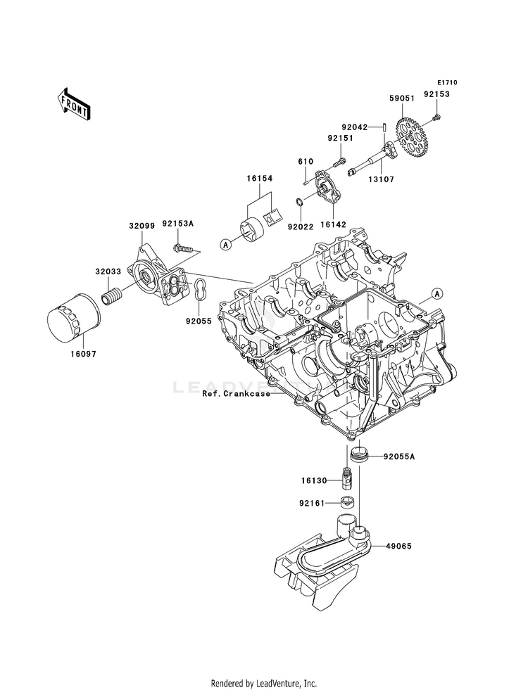Oil Pump/Oil Filter Schematic