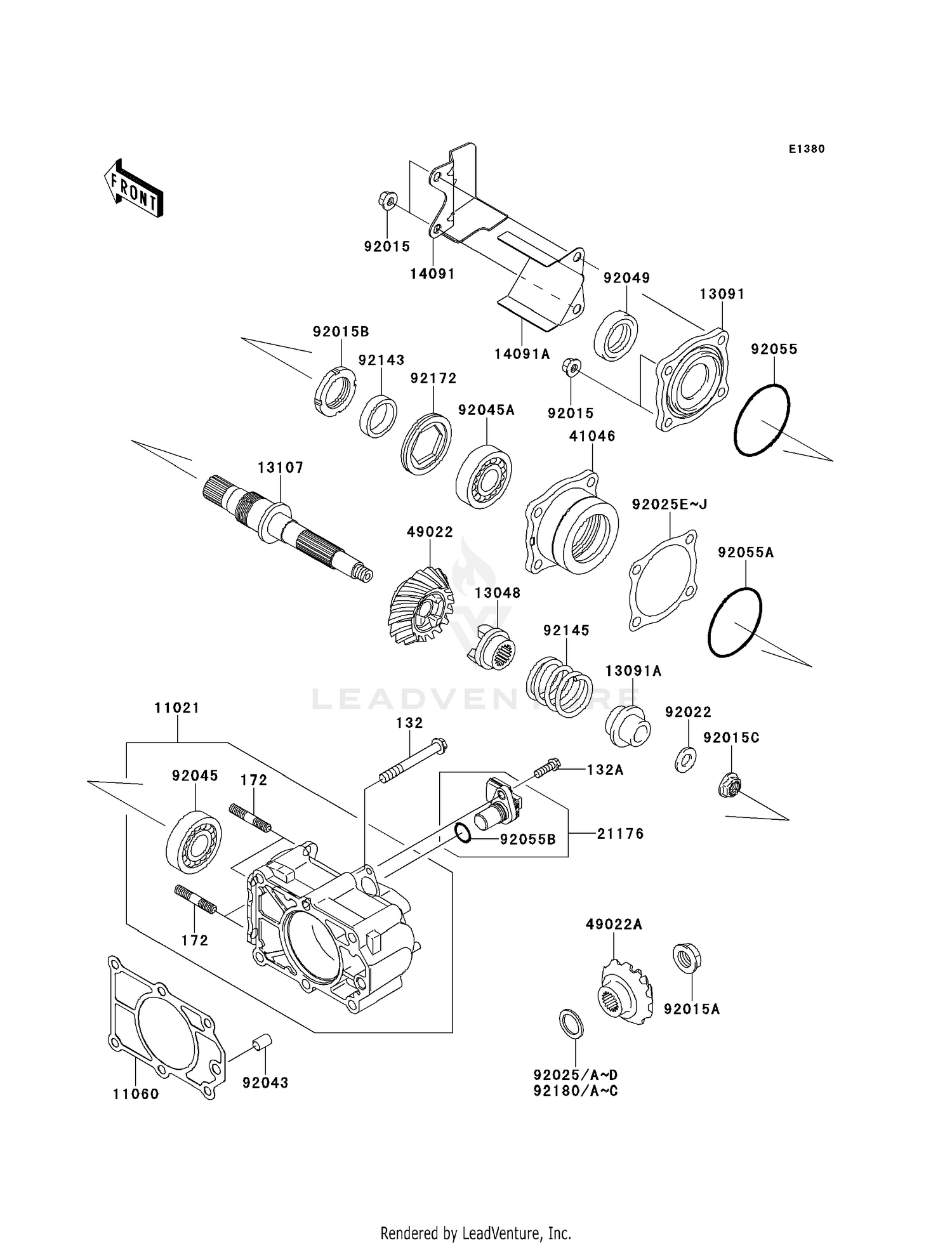 BEVEL GEAR CASE