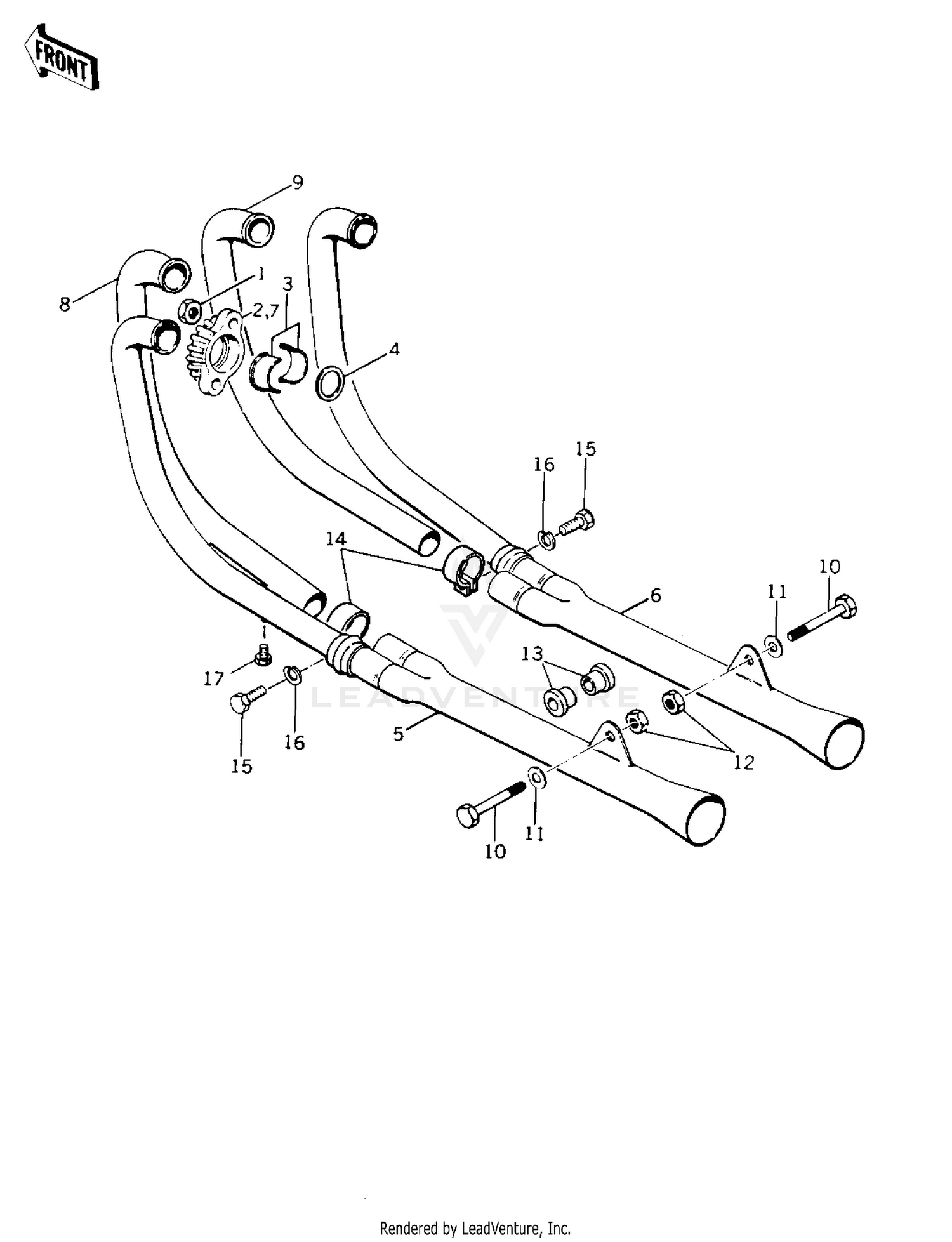 MUFFLERS ('77-'78 B1/B2)