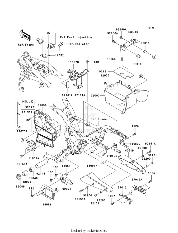 Frame Fittings Schematic