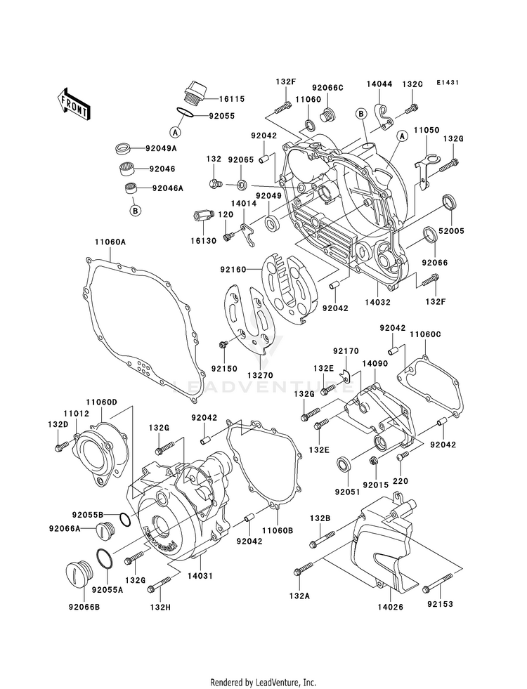 Engine Cover(S) Schematic