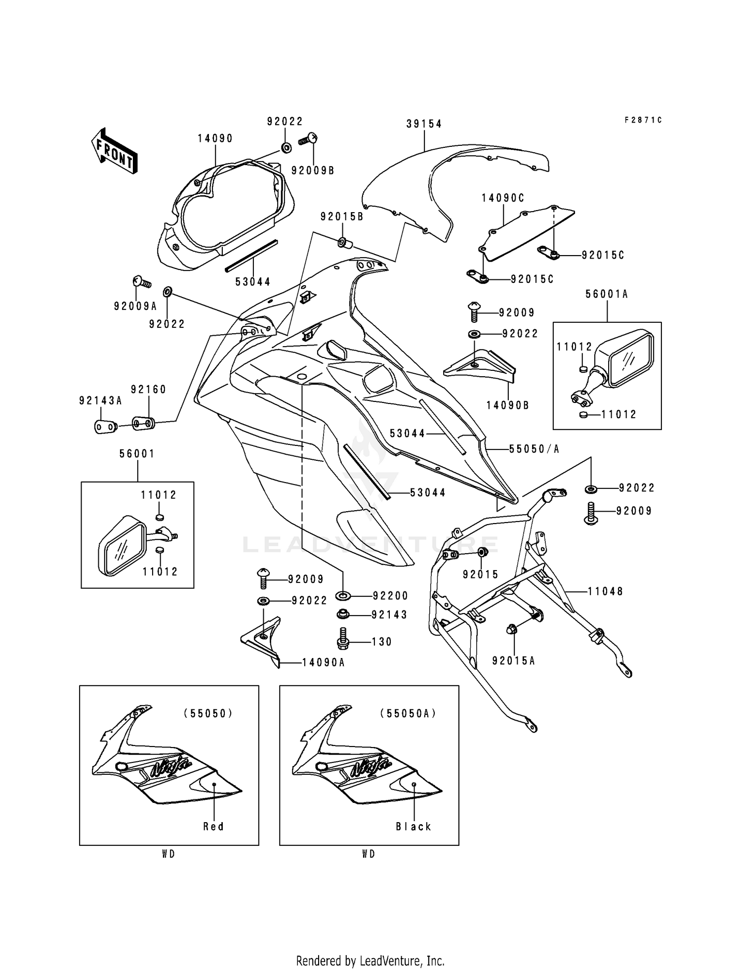 COWLING (EX500-D5)