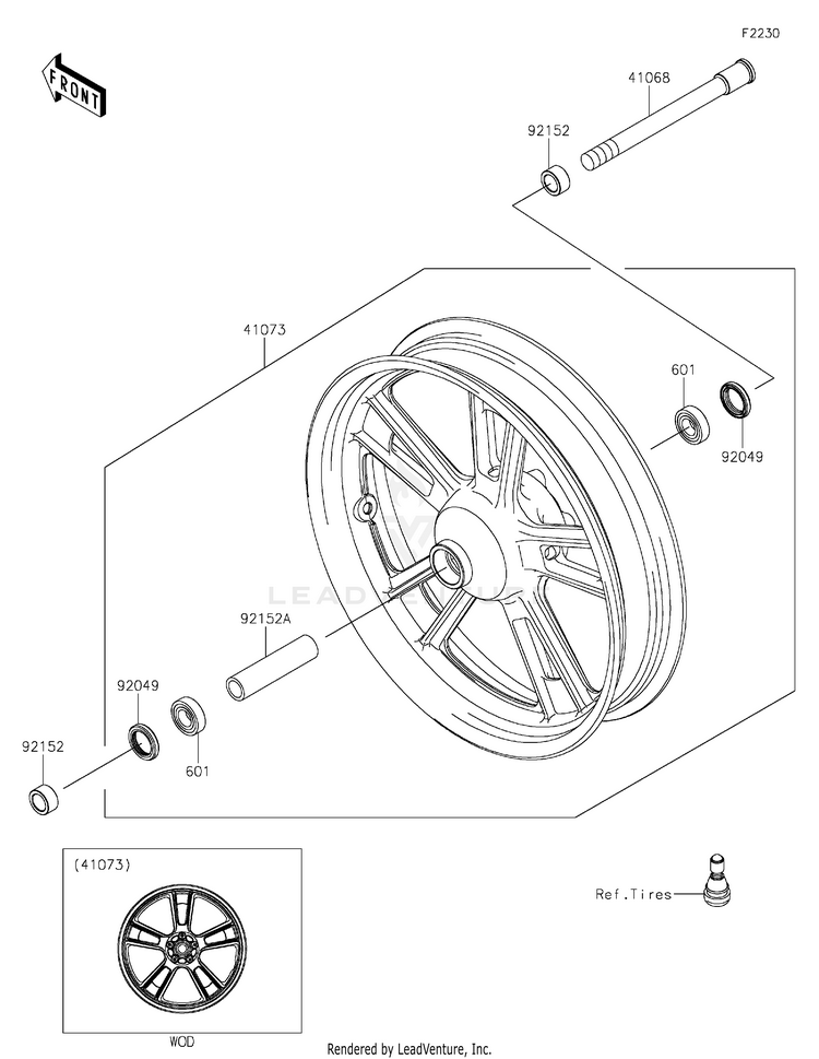 Front Wheel Schematic