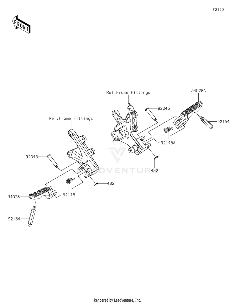 Footrests Schematic