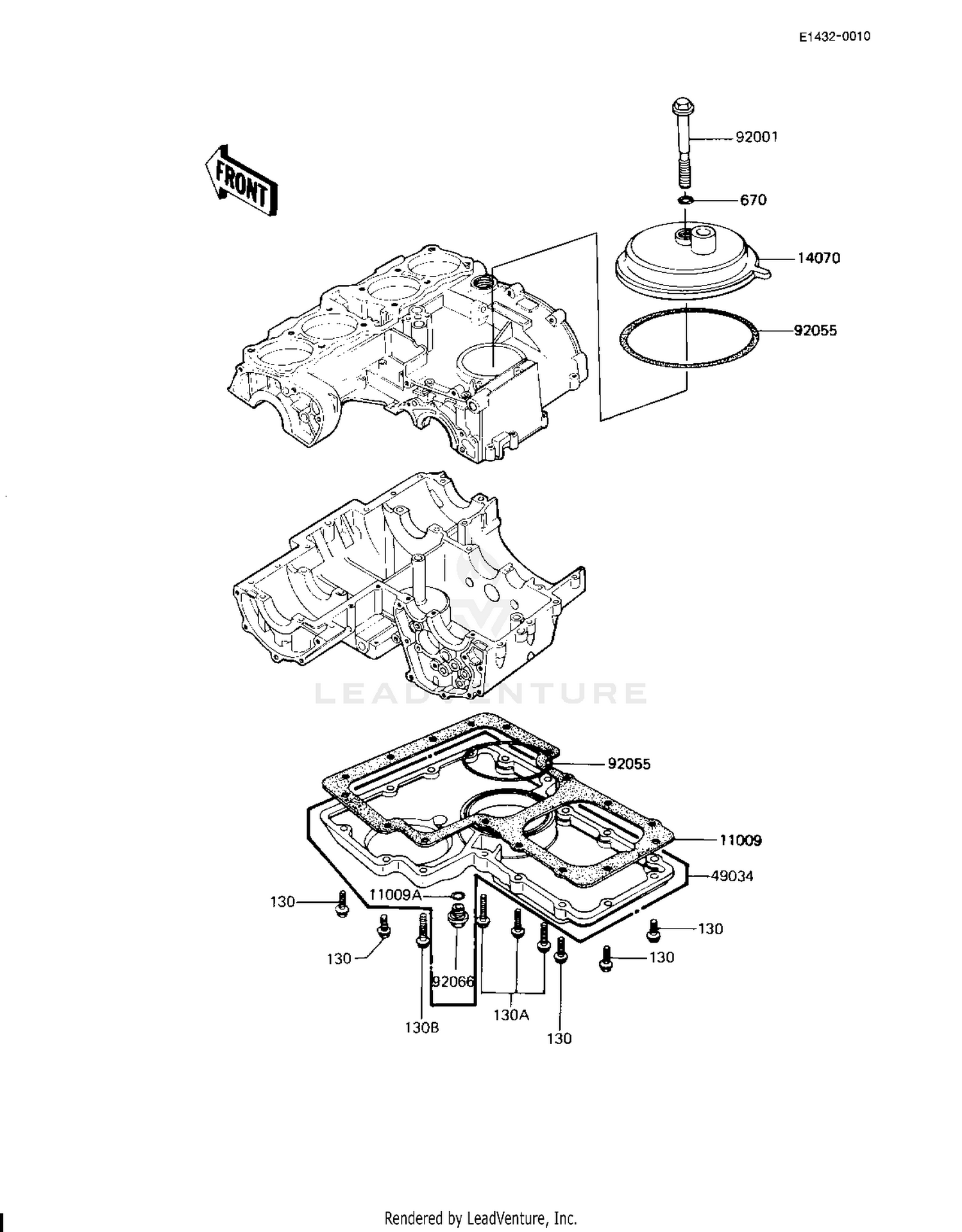 BREATHER COVER/OIL PAN