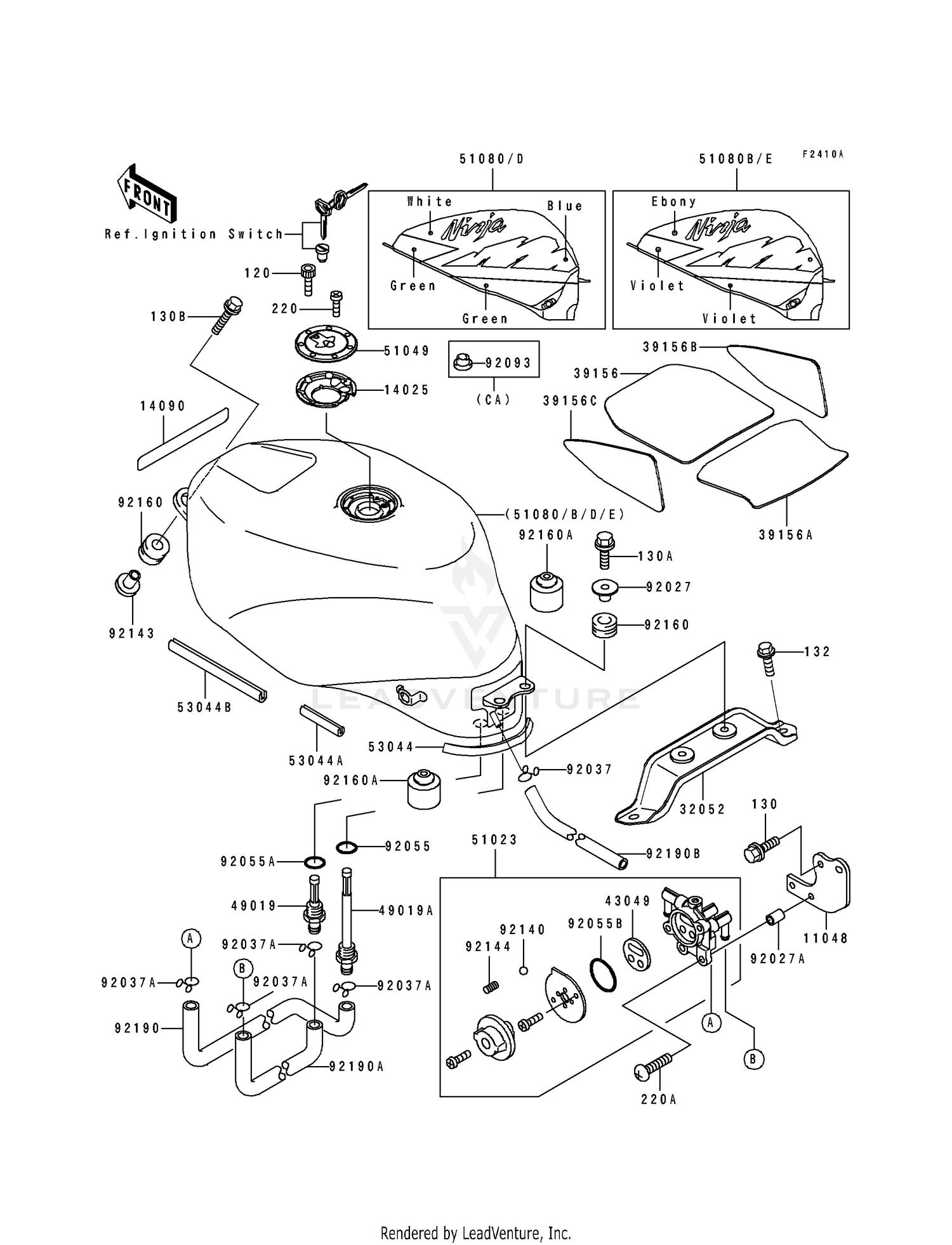 FUEL TANK (ZX750-L2)