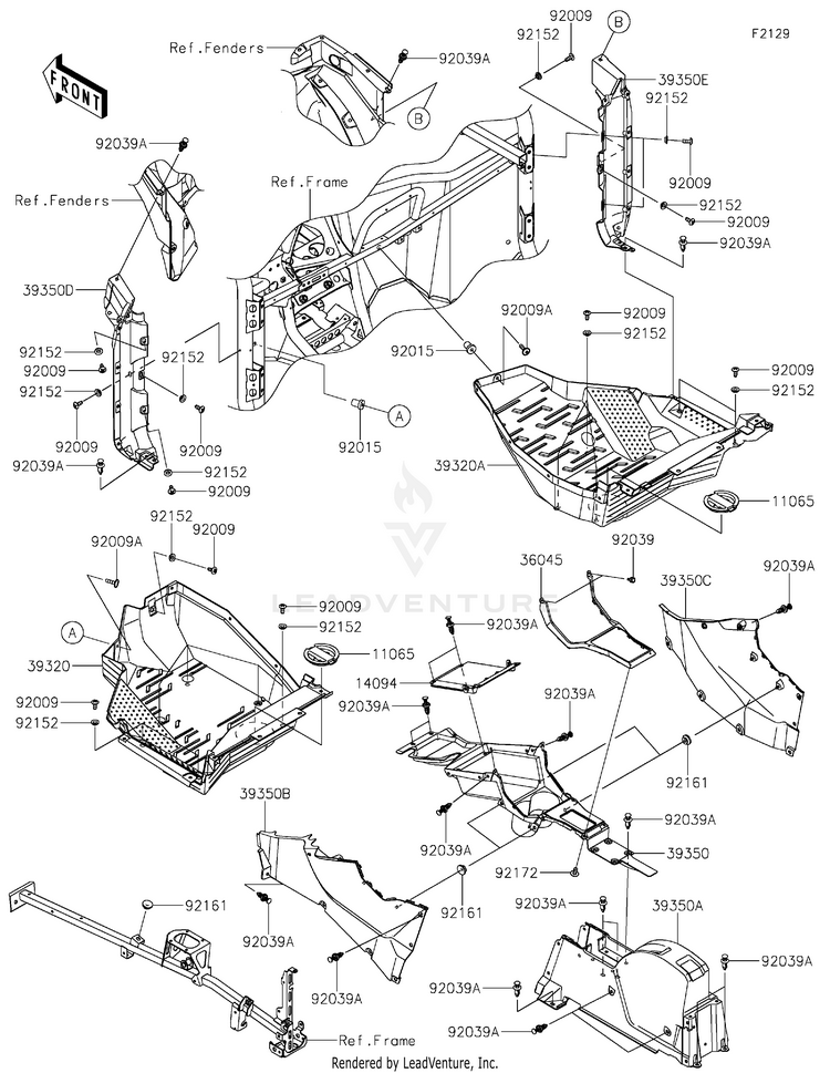 Frame Fittings(Front) Schematic