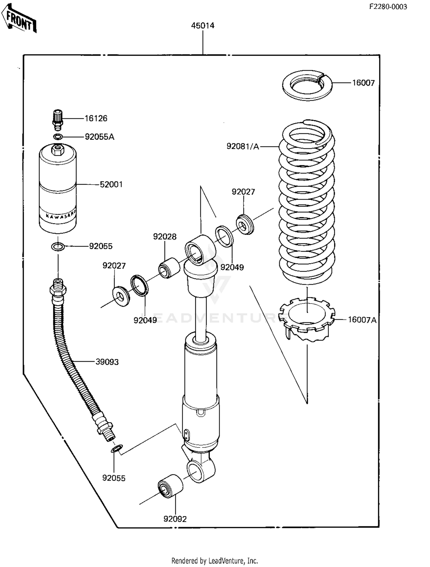 SHOCK ABSORBER (-F/NO.007283)