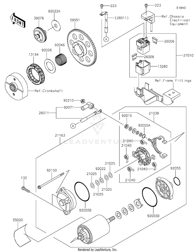 Starter Motor Schematic