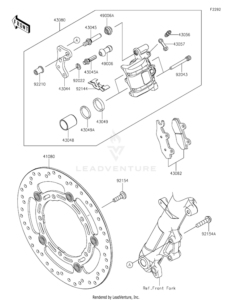 Front Brake Schematic