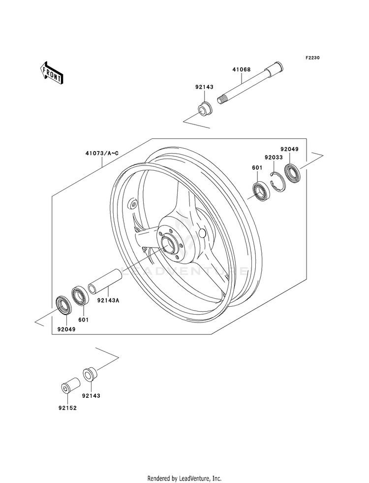 Front Wheel Schematic
