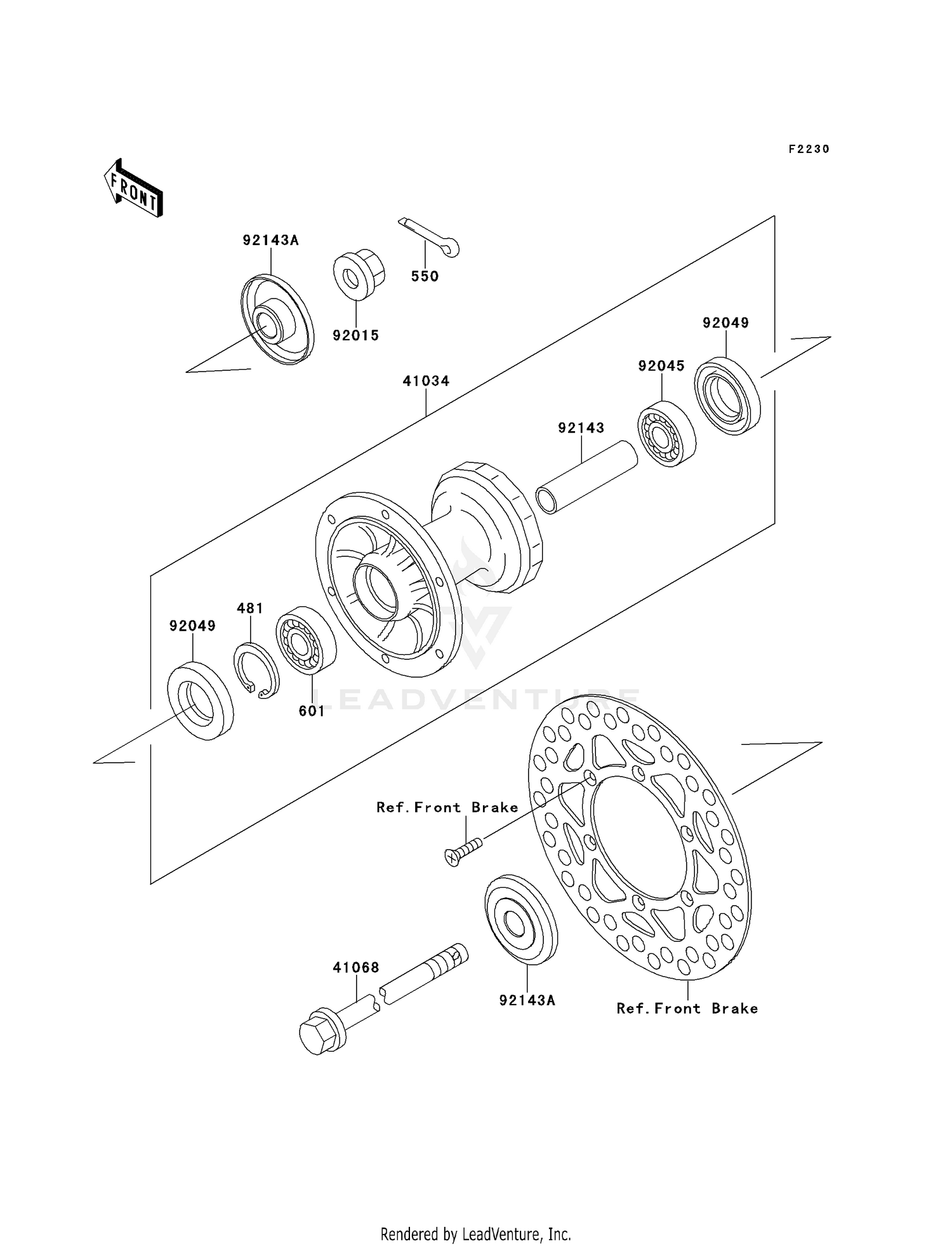 FRONT HUB