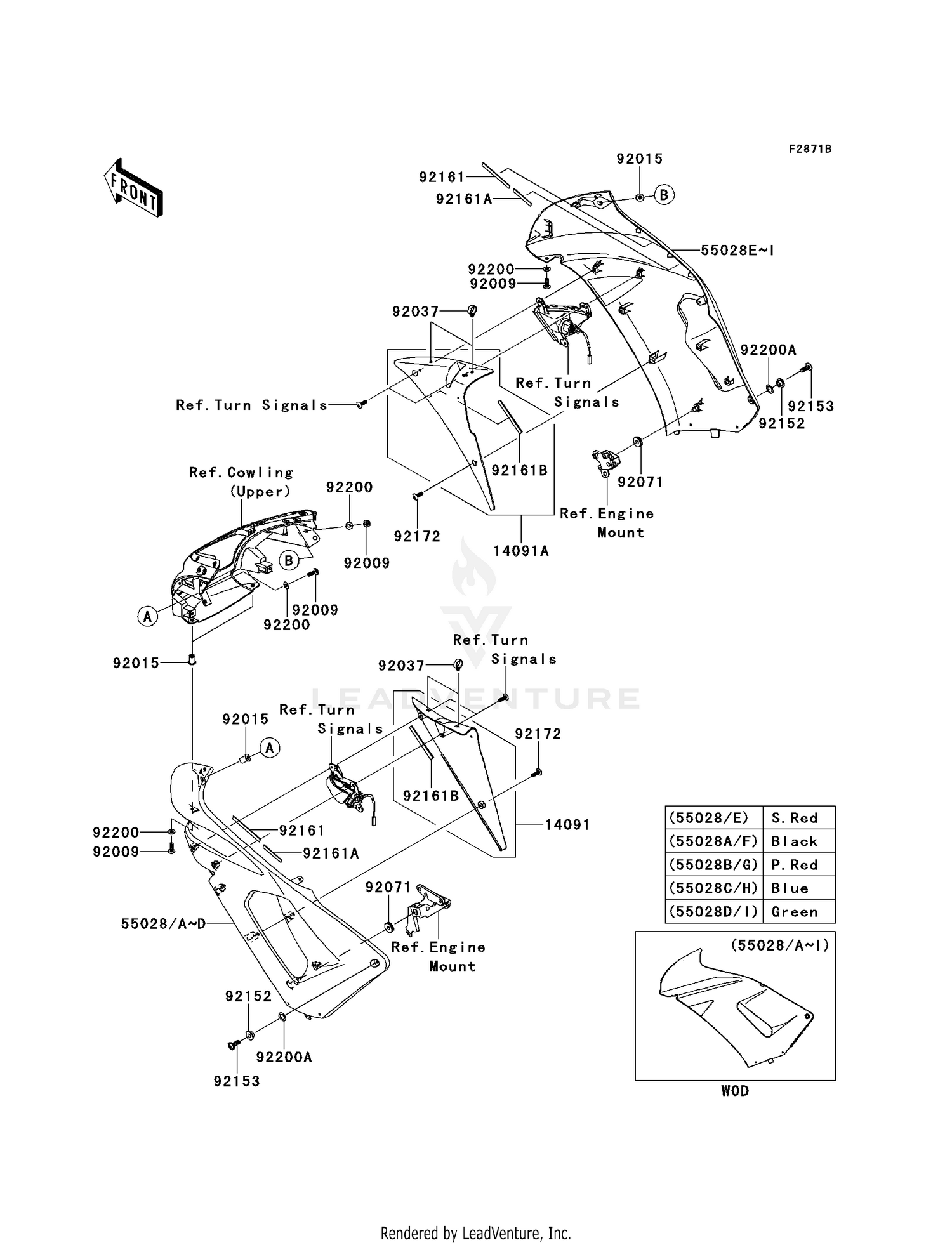 COWLING (CENTER)(A7F/A8F)