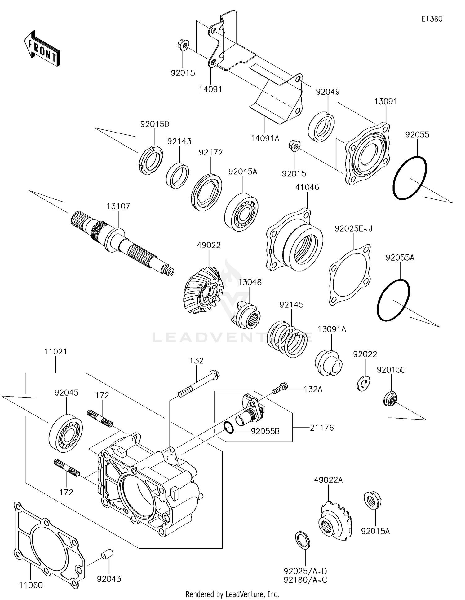Bevel Gear Case