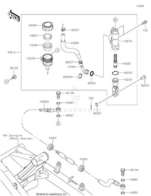 Rear Master Cylinder Schematic