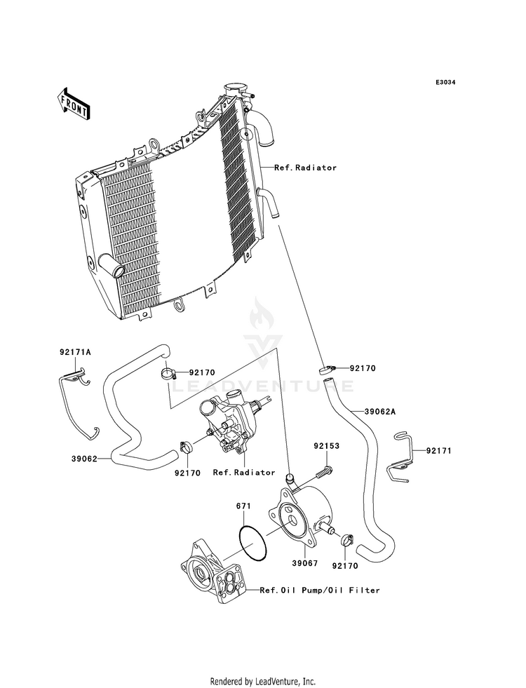 Oil Cooler Schematic