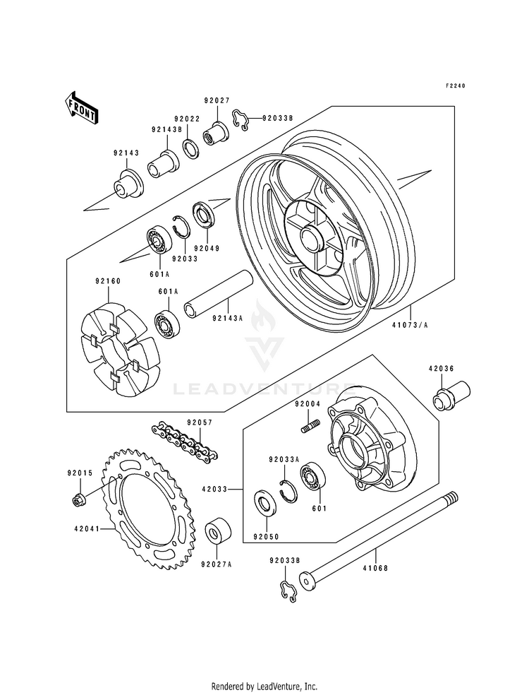 Rear Wheel/Chain Schematic