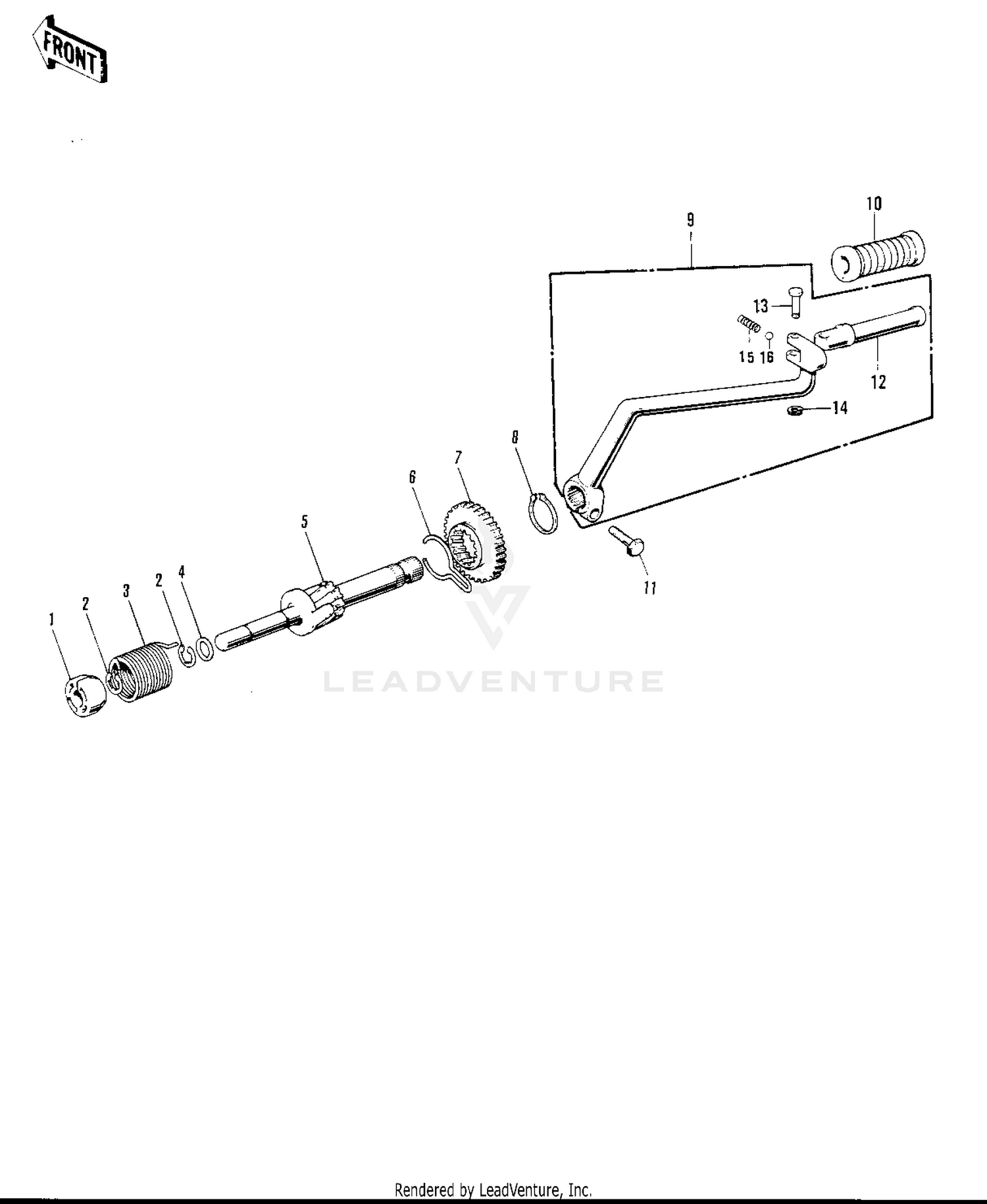KICKSTARTER MECHANISM