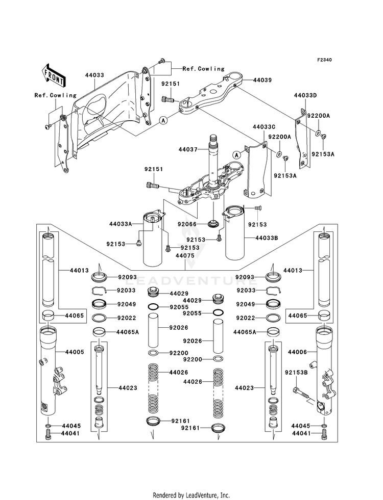 Front Fork Schematic