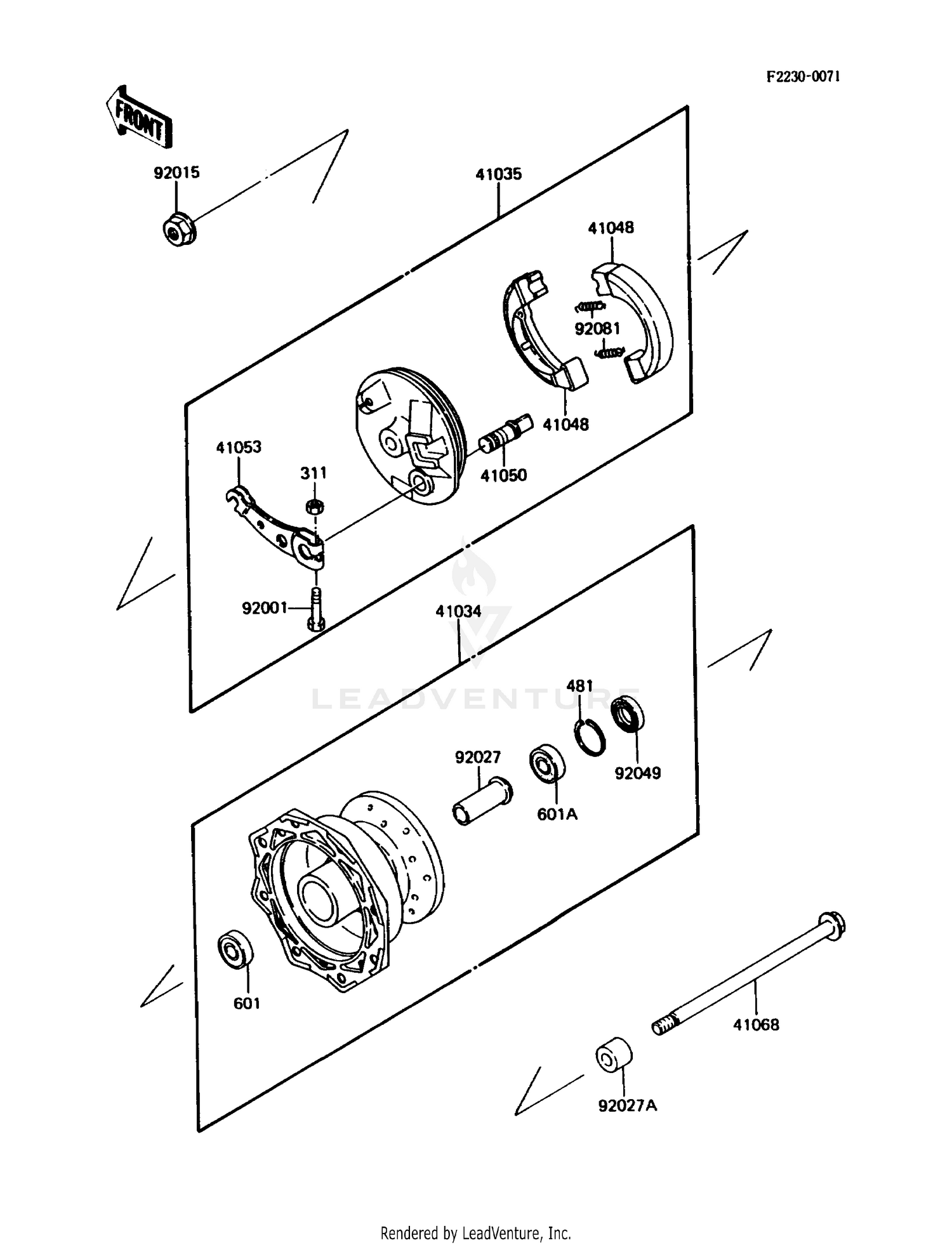 FRONT HUB