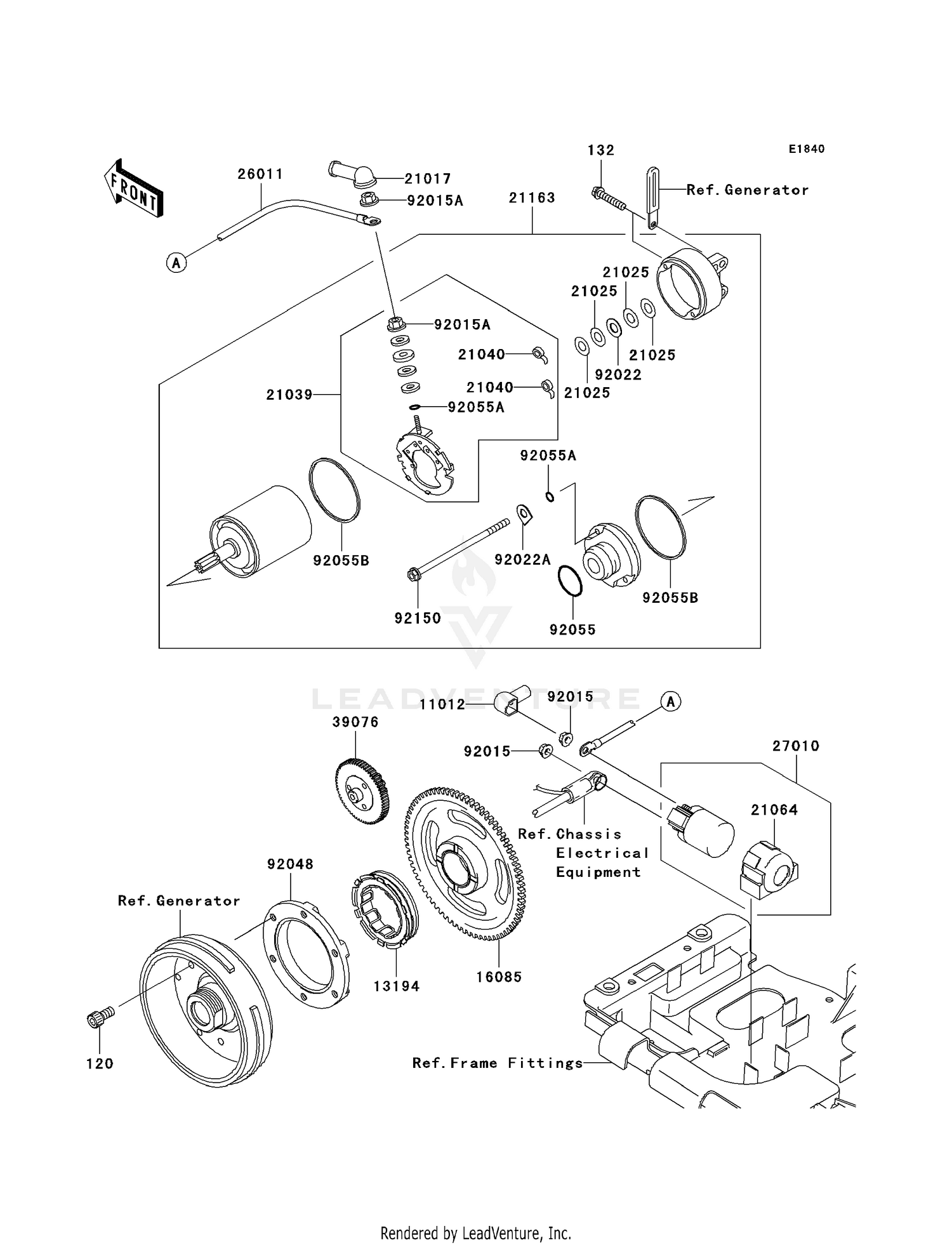 STARTER MOTOR (F6F)