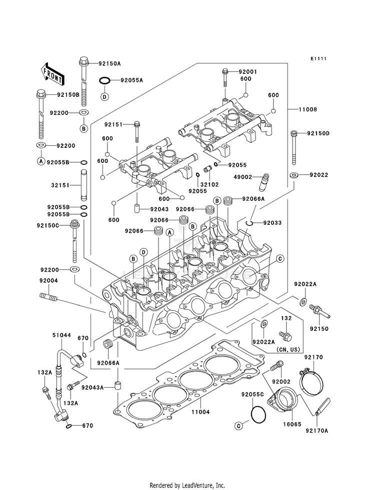 Cylinder Head Schematic