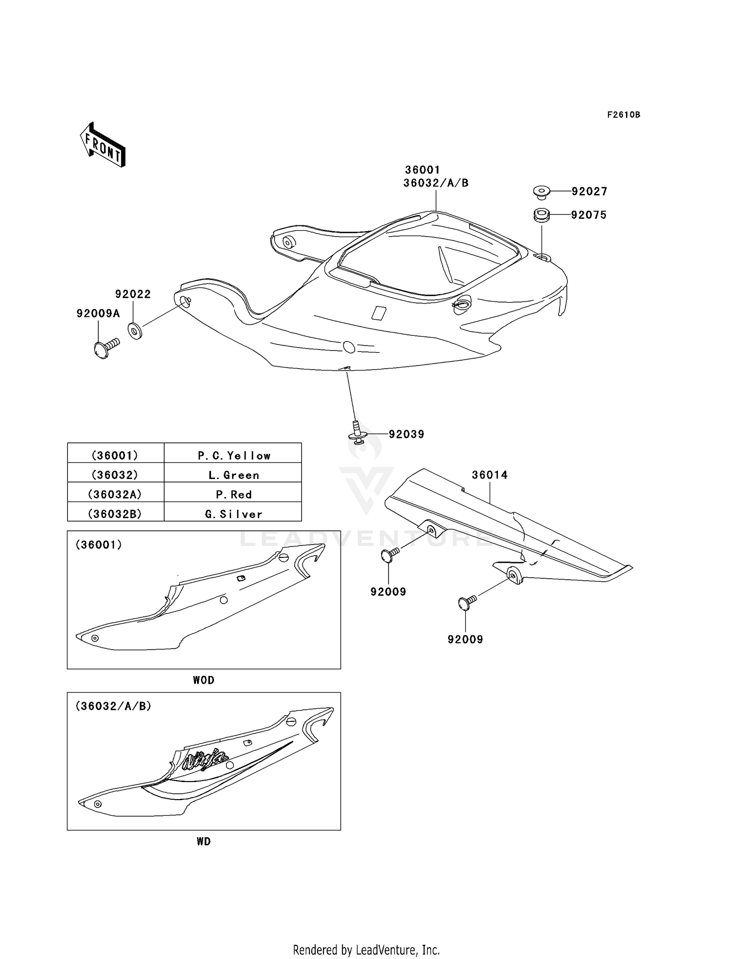 SIDE COVERS/CHAIN COVER (ZX600-J3)