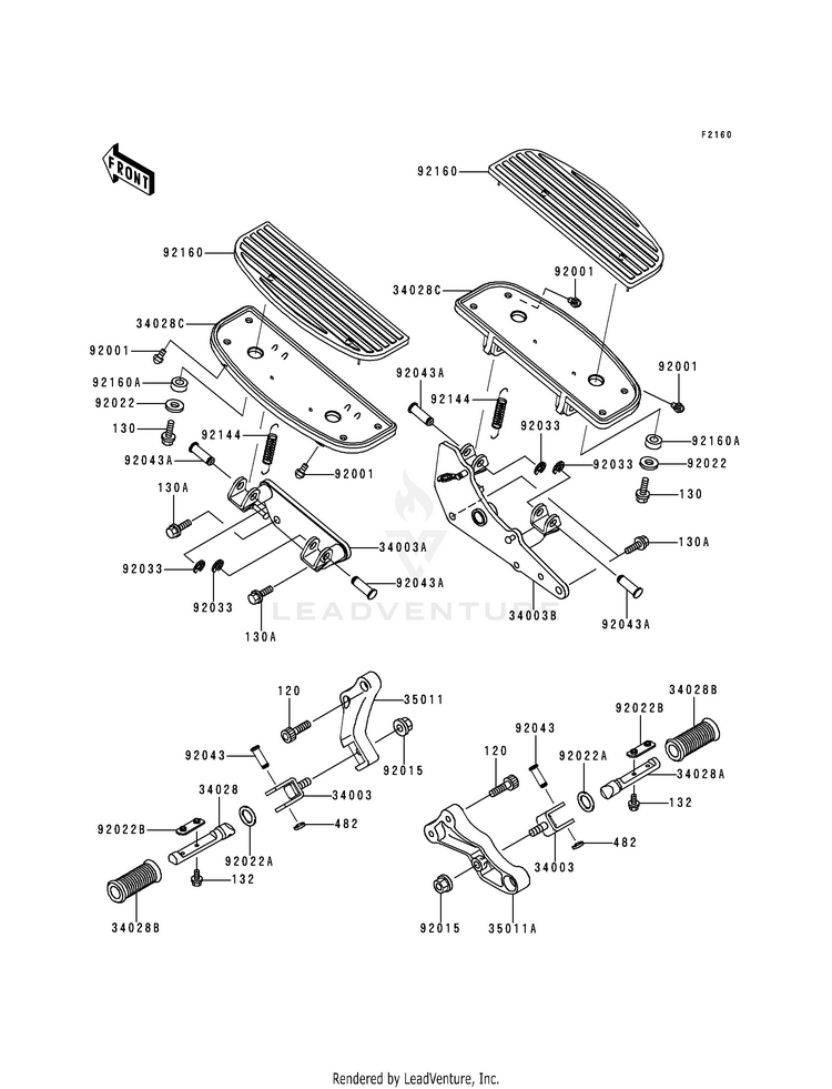 Footrests Schematic