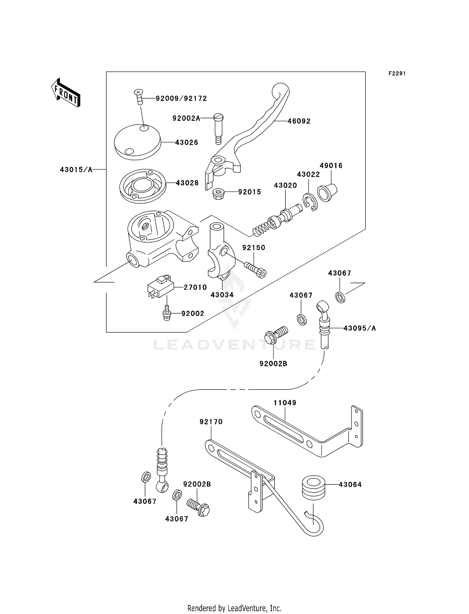 FRONT MASTER CYLINDER