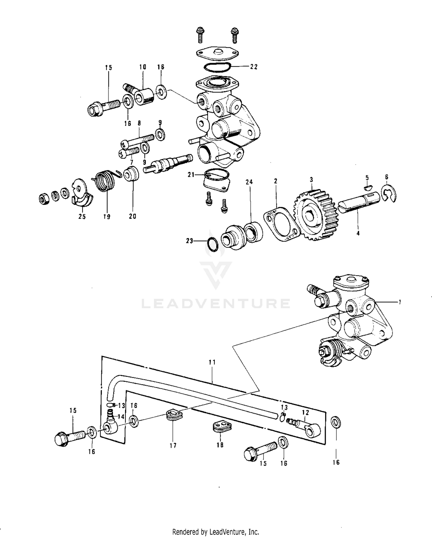 OIL PUMP ('74-'75)
