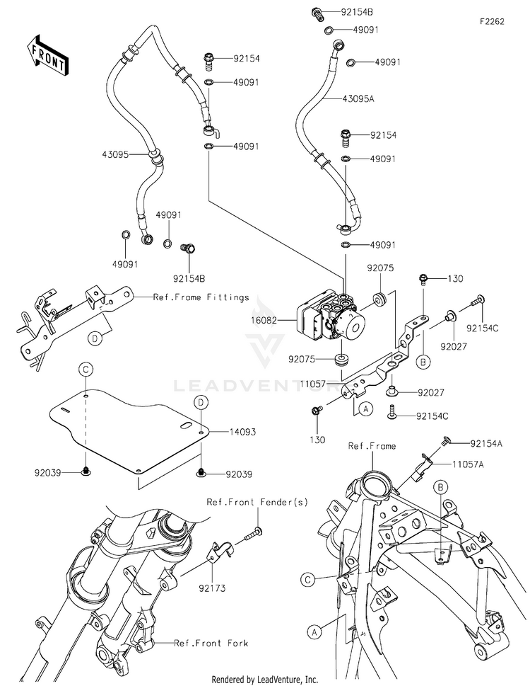 Brake Piping Schematic