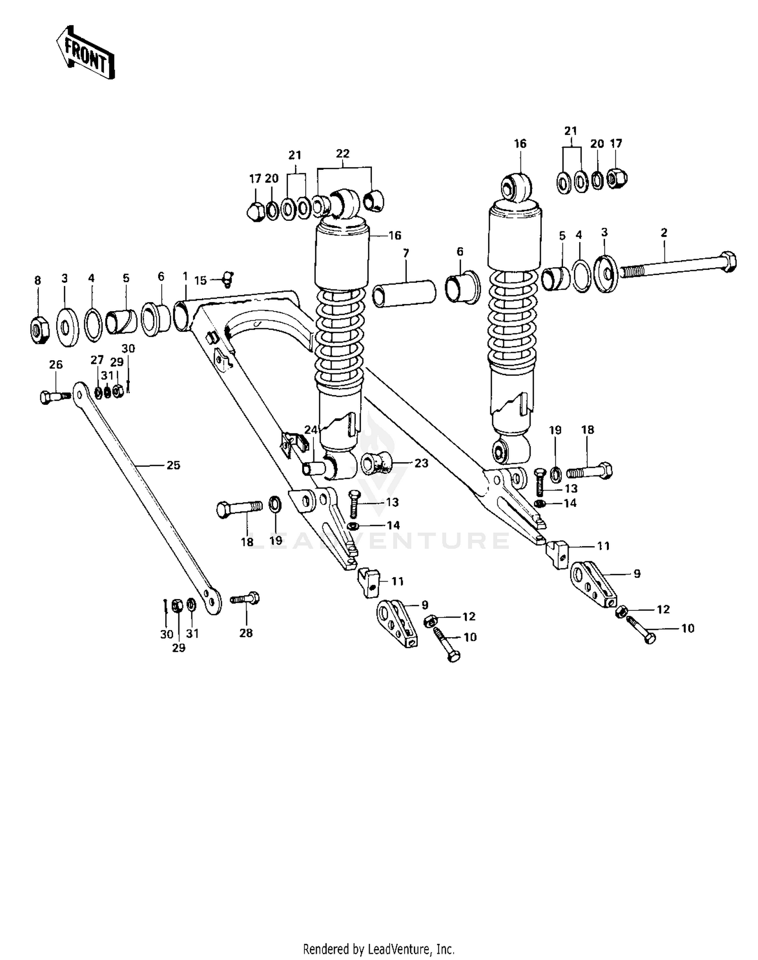 SWING ARM/SHOCK ABSORBERS