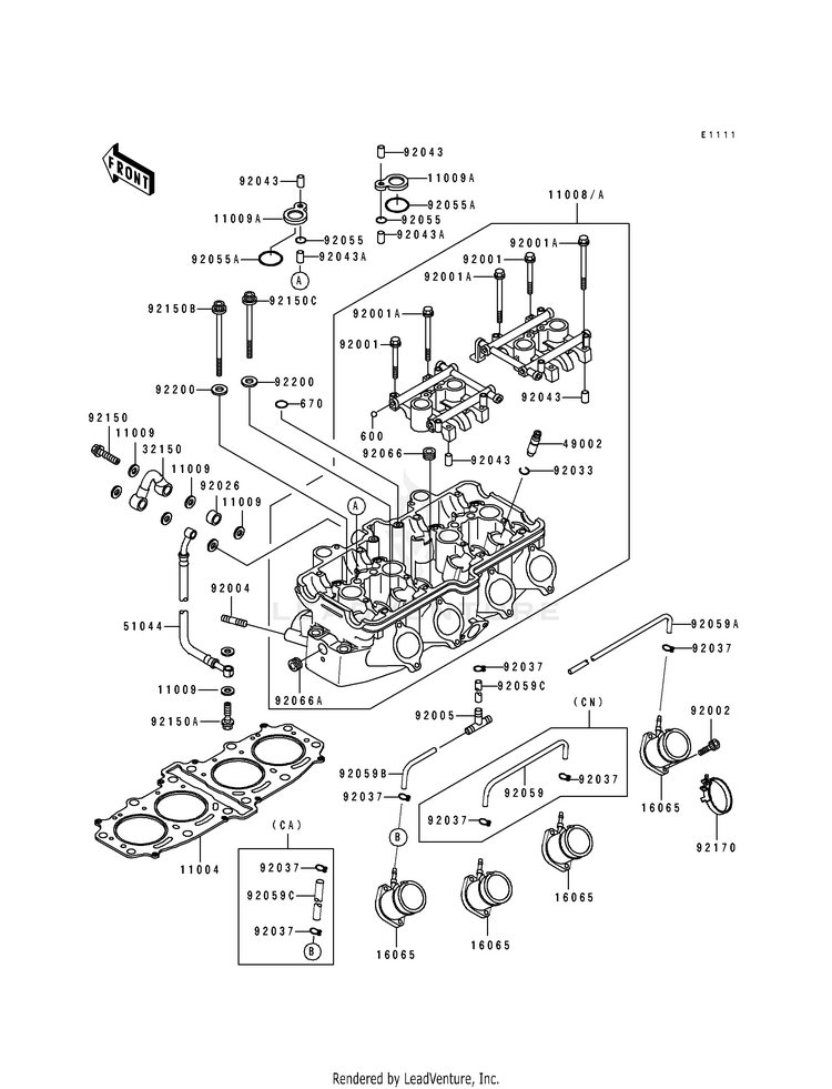Cylinder Head Schematic