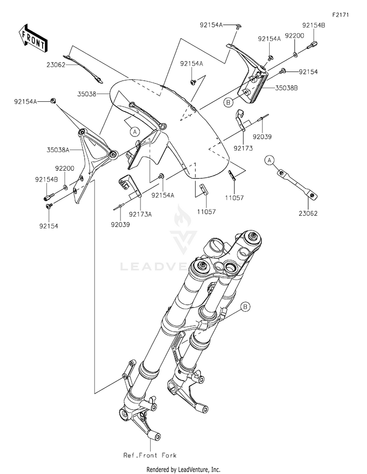 Front Fender(S) Schematic