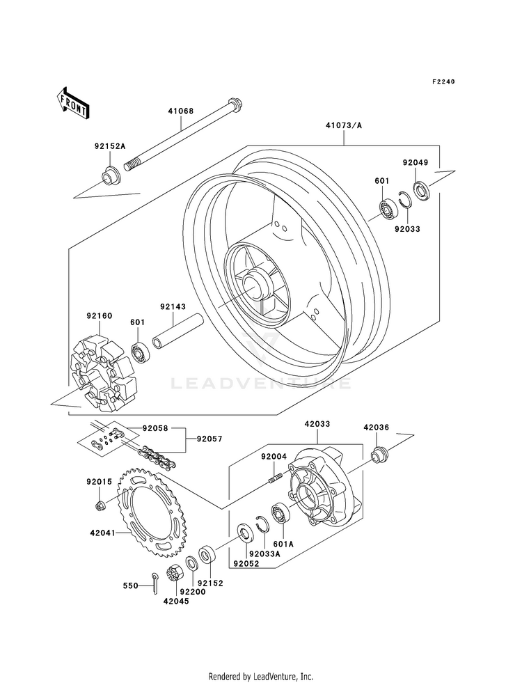 Rear Wheel/Chain Schematic