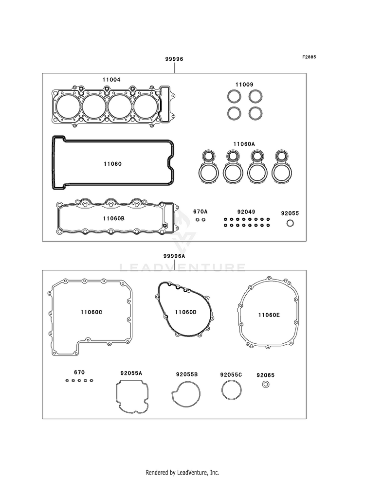 Gasket Kit Schematic