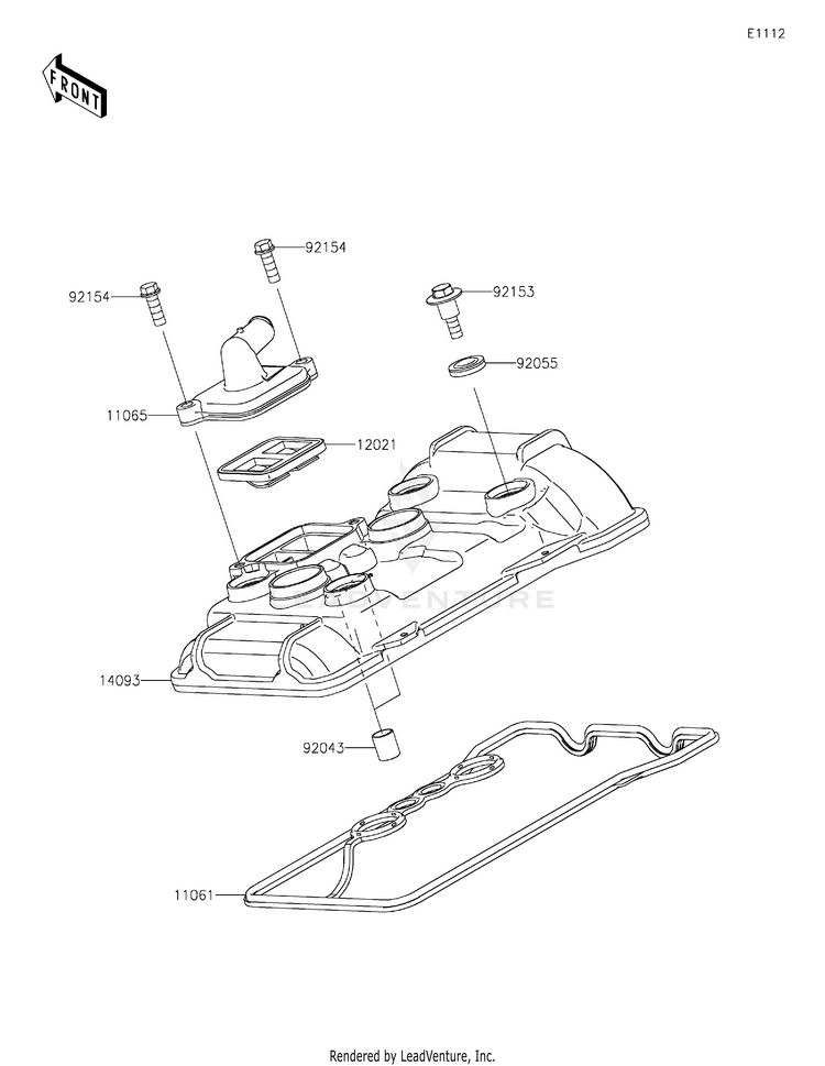 Cylinder Head Cover Schematic