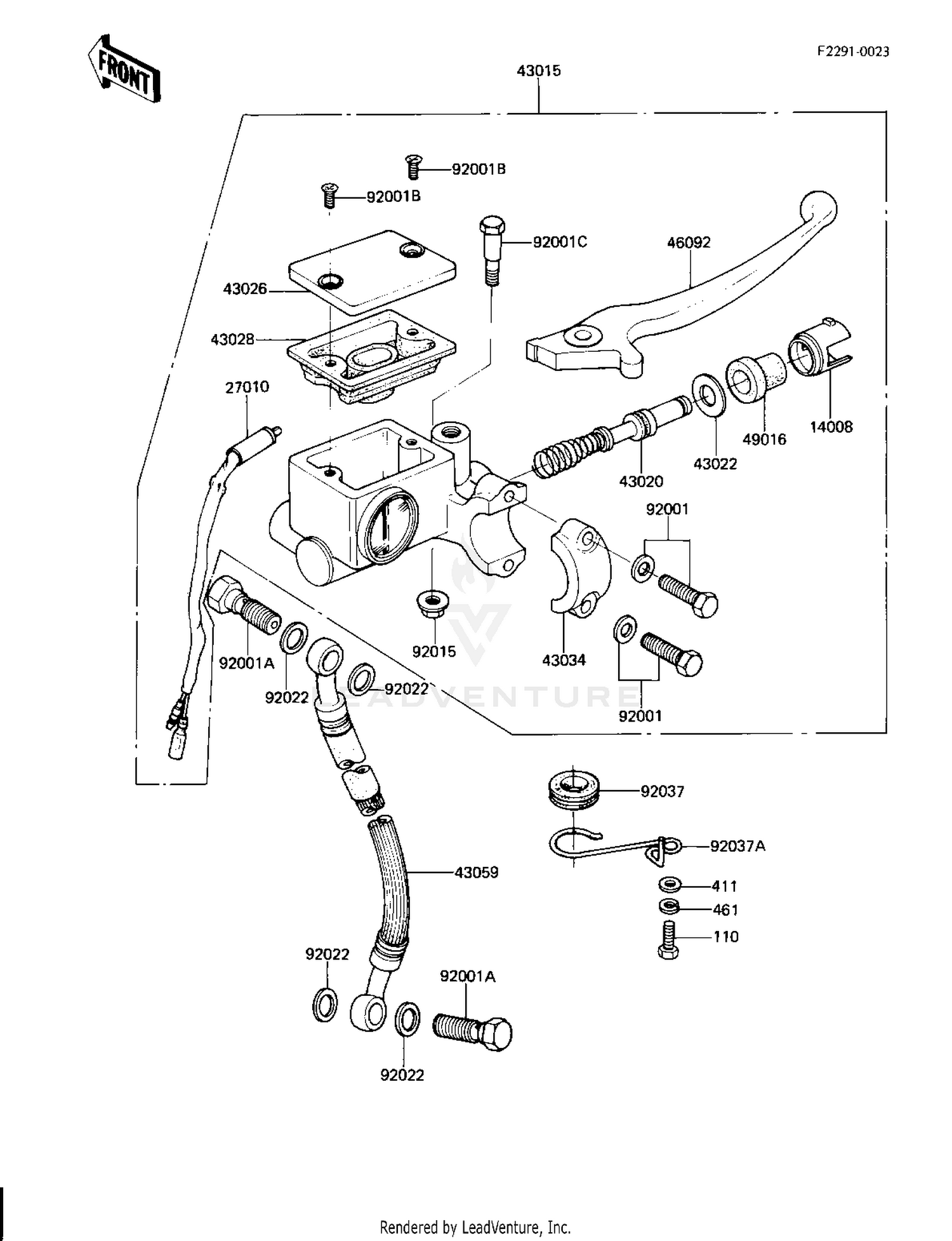 FRONT MASTER CYLINDER
