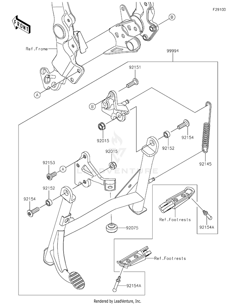 Accessory(Center Stand) Schematic