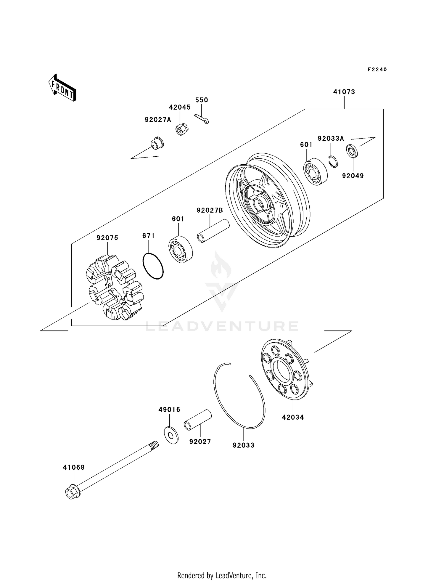 REAR WHEEL/CHAIN
