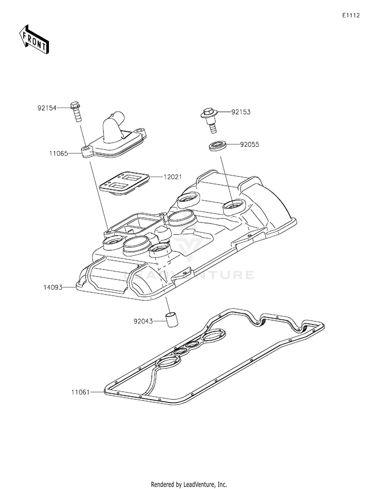Cylinder Head Cover Schematic