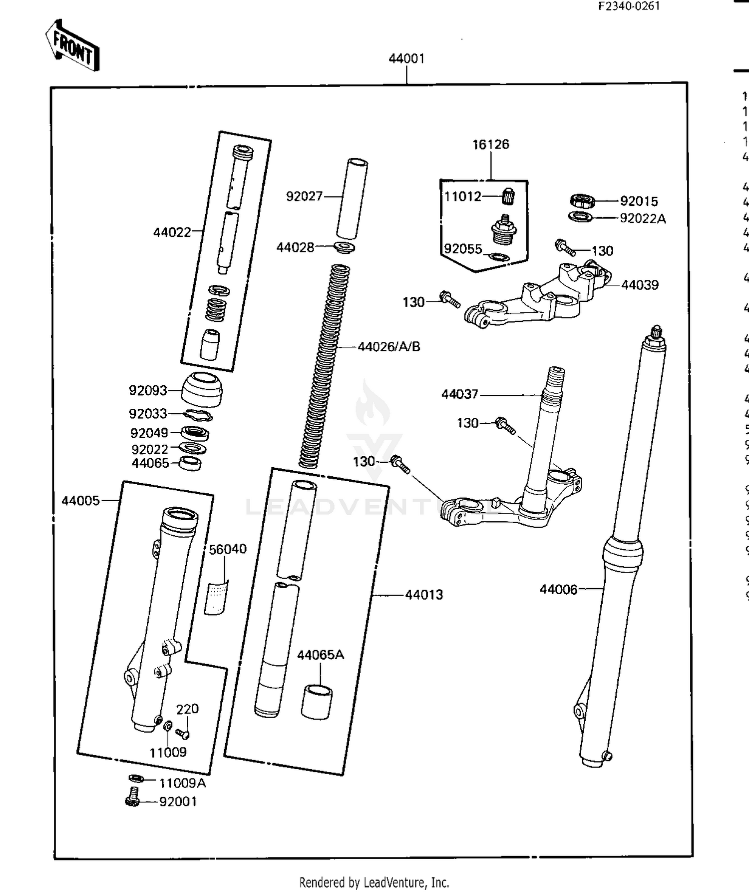 FRONT FORK