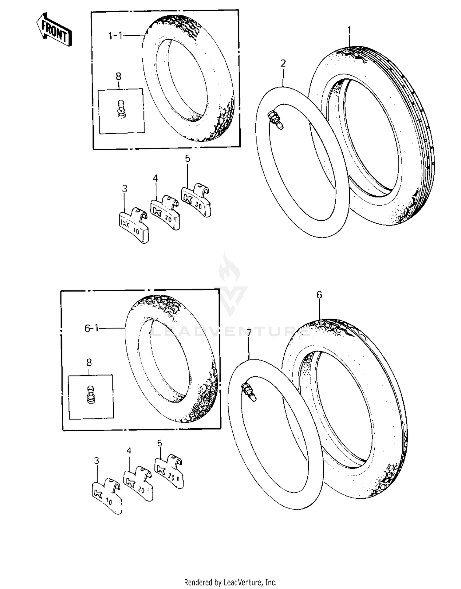 TIRES ('80-'81 A1/A2)