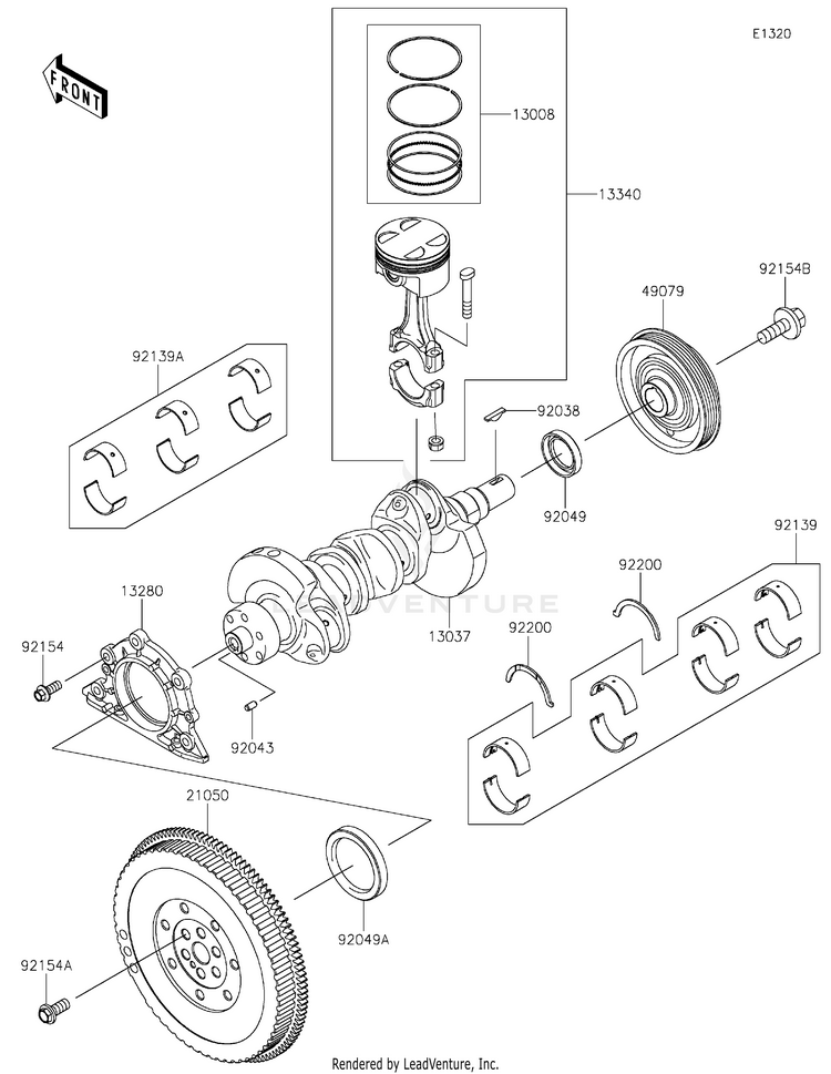 Crankshaft/Piston(S) Schematic