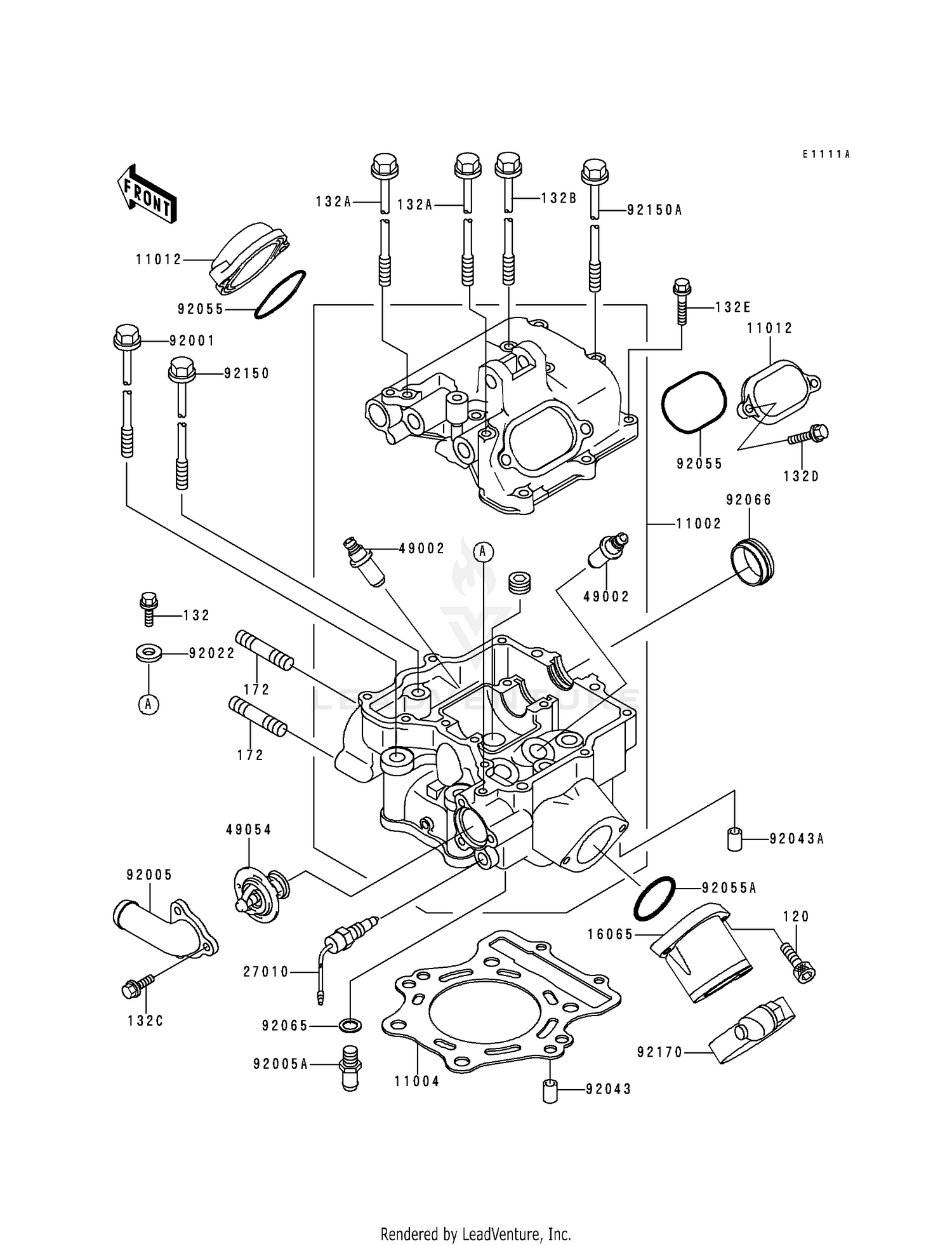 CYLINDER HEAD (VF400AE520628-)