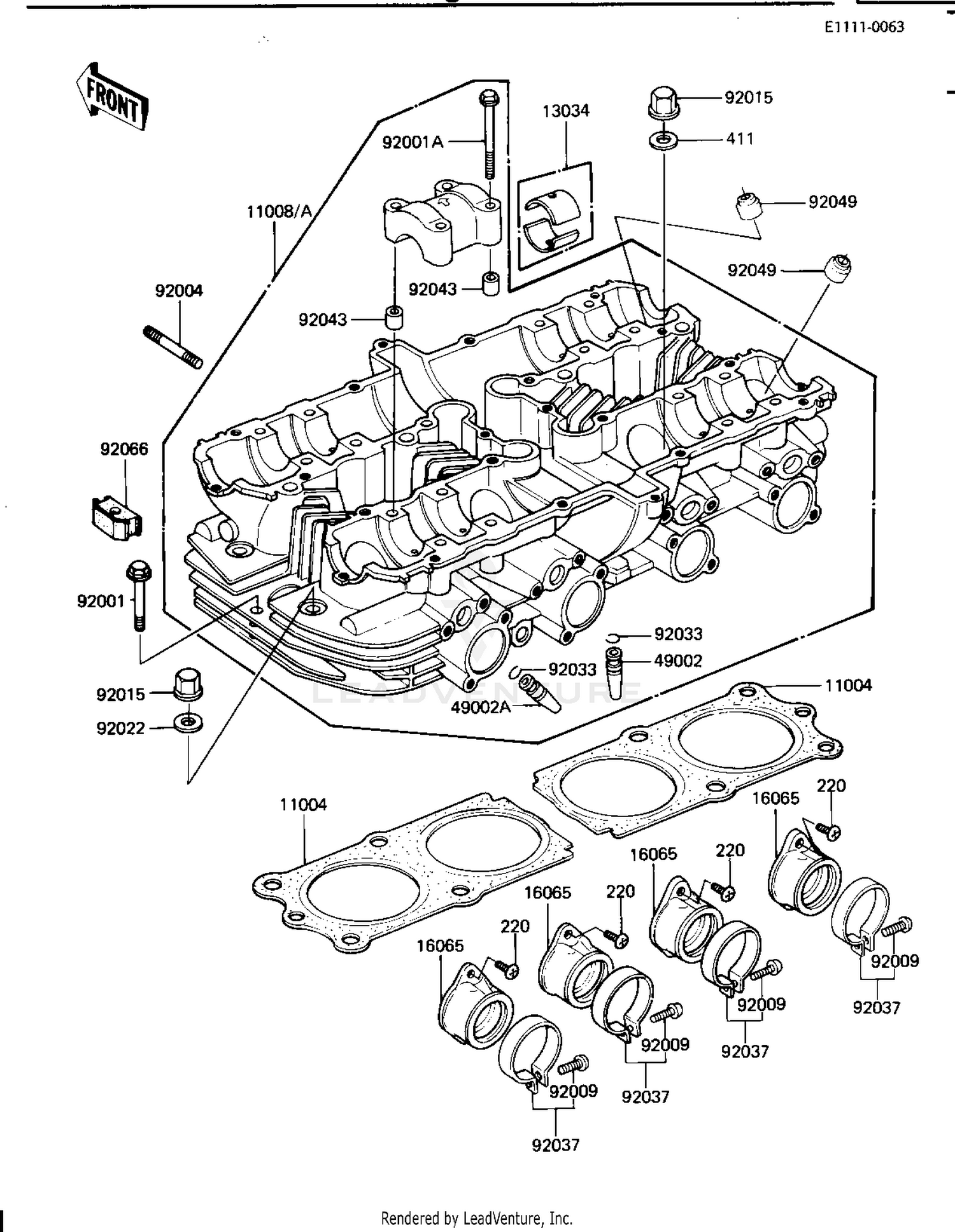 CYLINDER HEAD (KZ1100-B1)