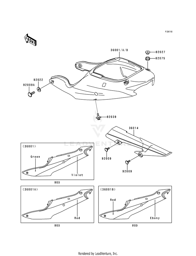Side Covers/Chain Cover (Zx600-G1) Schematic