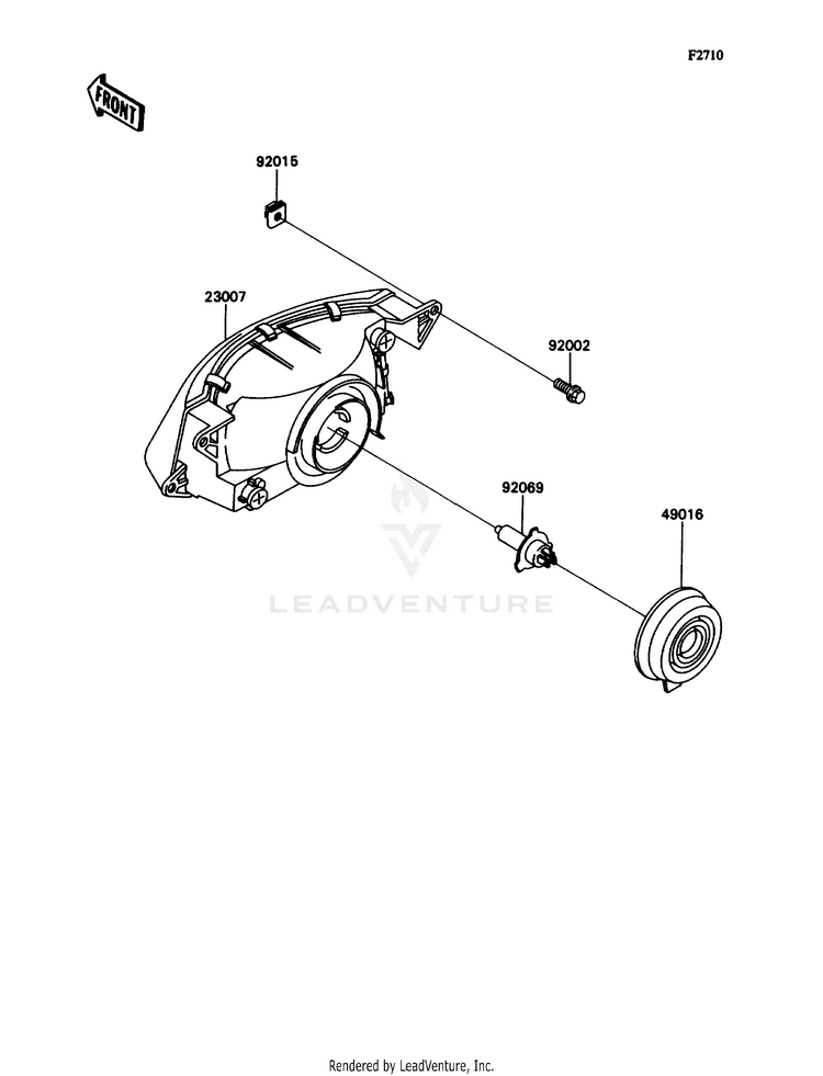 Head Lamp Schematic