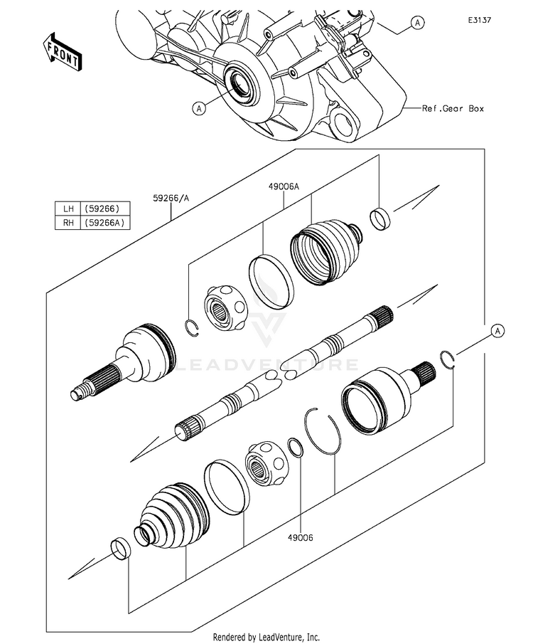Drive Shaft-Rear Schematic